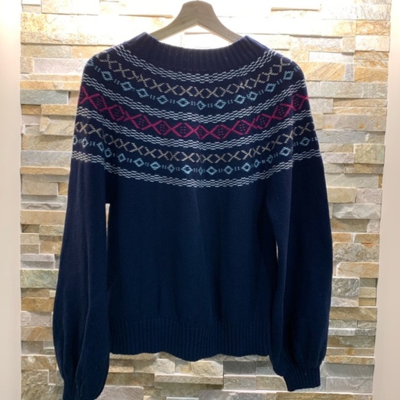 Do + Be Embroidered Crew Neck Long Sleeve Sweater - Picture 4 of 6